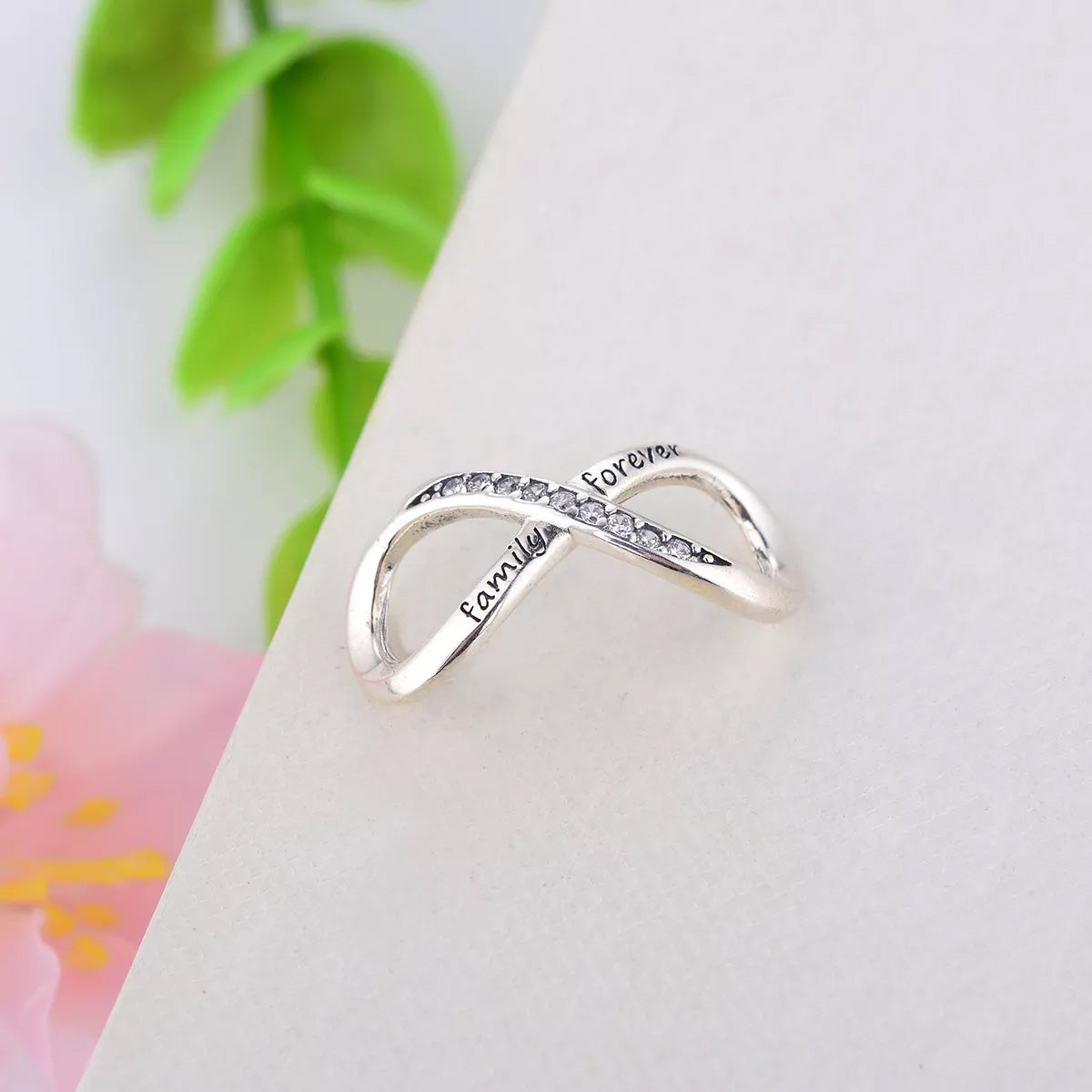 💝 Family Forever Charm 925 Sterling Silver Infinity Symbol Bead Love Gift