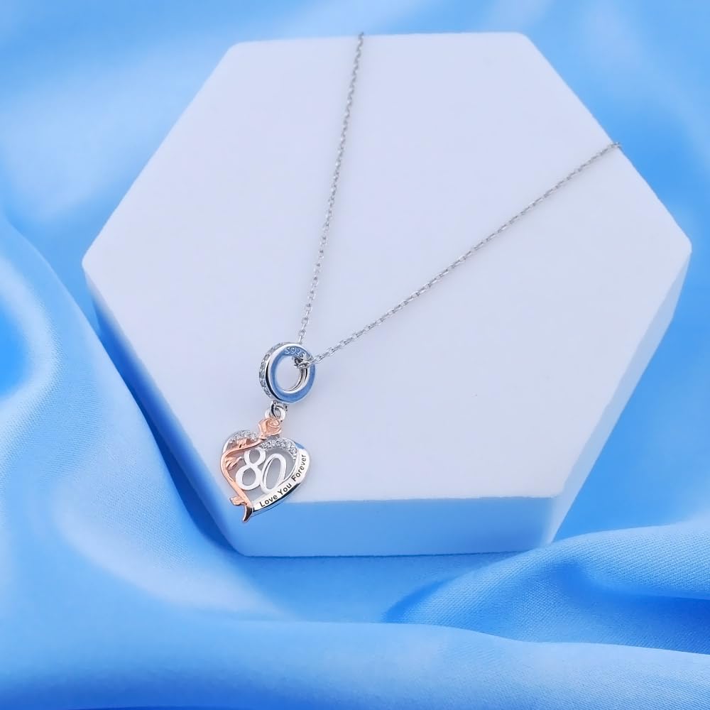 ilove Charms 925 Sterling Silver Birthday Charm 13 16 18 21 30 40 50 60 70 80 - 13th 16th 18th 21st 30th 40th 50th 60th 70th 80th
