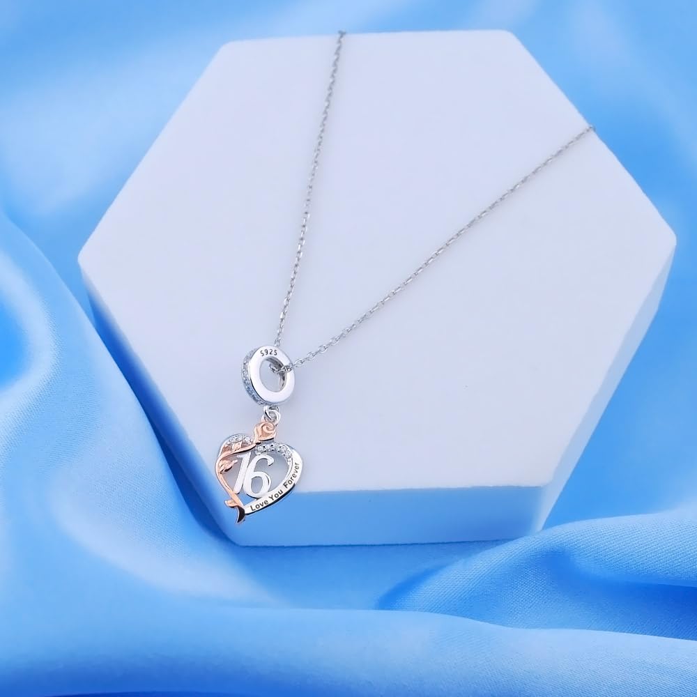 ilove Charms 925 Sterling Silver Birthday Charm 13 16 18 21 30 40 50 60 70 80 - 13th 16th 18th 21st 30th 40th 50th 60th 70th 80th