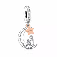 💝 Grandma Charm I Love You To The Moon And Back 925 Sterling Silver Nana Gift