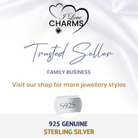 iLove Charms 925 Sterling Silver Charm Infant New Born Mommy of an Angel Bead for Mommy Mum Mother Heart Jewellery Love Gift