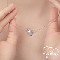 iLove Charms 925 Sterling Silver Mother Daughter Son Charm Heart Bead Jewellery Love Gift Mum