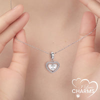 iLove Charms 925 Sterling Silver Charm Heart Wife Always & Forever Bead Jewellery Love Gift