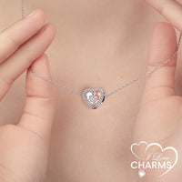 iLove Charms 925 Sterling Silver Mother Daughter Son Charm Heart Bead Jewellery Love Gift Mum