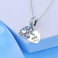 iLove Charms 925 Sterling Silver Charm My Heart Bead Jewellery Love Gift