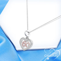 925 Sterling Silver 13 16 18 21 30 40 50 60 70 -13th 16th 18th 21st 30th 40th 50th 60th 70th Birthday Charm Heart Bead Jewellery Love Gift