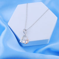 💝 Charm Love You Sister 925 Sterling Silver Little Big Sisters Love Gift Heart
