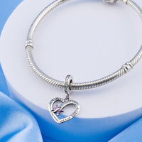 💝 Granddaughter Charm I Love You To The Moon & Back 925 Sterling Silver Gift