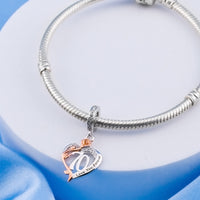 💝 70th Birthday Charm 925 Sterling Silver Number 70 Heart Love Gift Anniversary